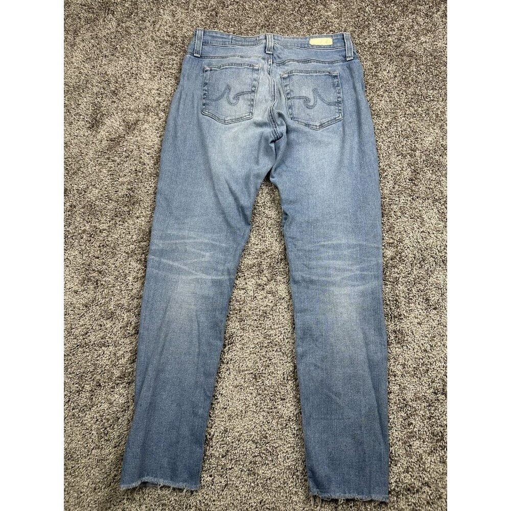 AG Adriano Goldschmied Farrah Skinny Ankle Jeans 29 Raw Hem High Rise Stretch - Picture 14 of 16